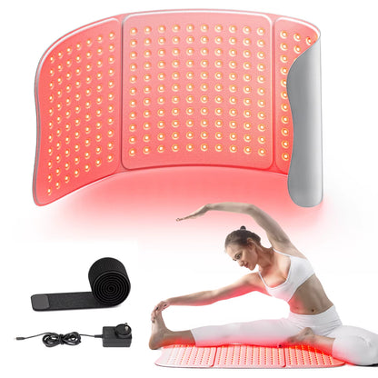 Large Red Light Therapy for Body 264 Triple-Chip LED near Infrared 660Nm & 850Nm Red Light Therapy Mat 30'' X 12'' for Full Body