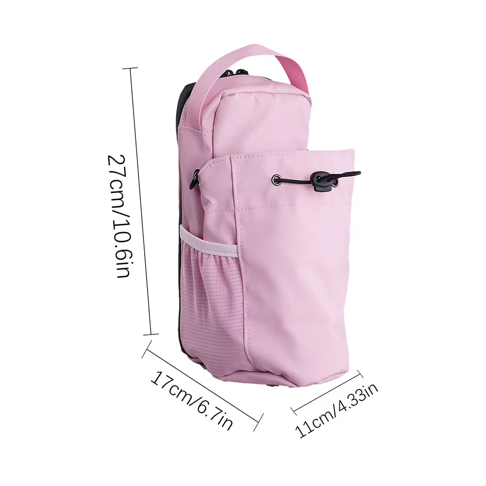 Magnetic Gym Sling Bag Waterproof Magnet Water Bottle Pouch Large Capacity Phone Holder Crossbody Bag Travel Fitness Accessories