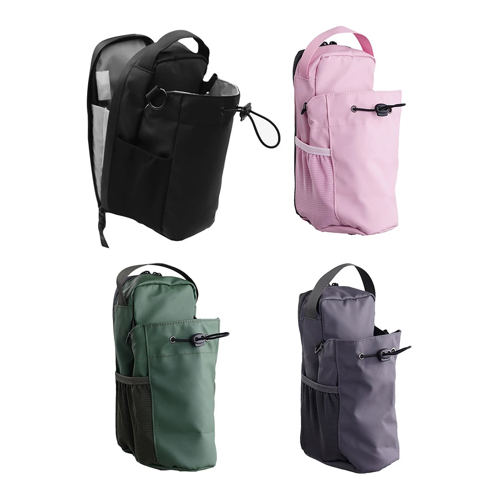 Magnetic Gym Sling Bag Waterproof Magnet Water Bottle Pouch Large Capacity Phone Holder Crossbody Bag Travel Fitness Accessories