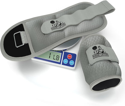 Ankle/Wrist Weights (1 Pair) for Women, Men and Kids - Fully Adjustable Weight for Arm, Hand & Leg - Best for Walking, Jogging, Gymnastics, Aerobics - 1 Year Warranty