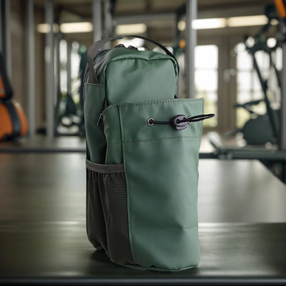 Magnetic Gym Sling Bag Waterproof Magnet Water Bottle Pouch Large Capacity Phone Holder Crossbody Bag Travel Fitness Accessories